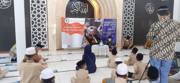 Suasana Santunan Di Masjid Nurul Masyriq 2021